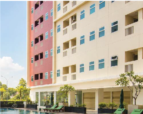 Apartemen Swasana Jakarta Timur Tipe Studio Fasilitas Kolam Renang