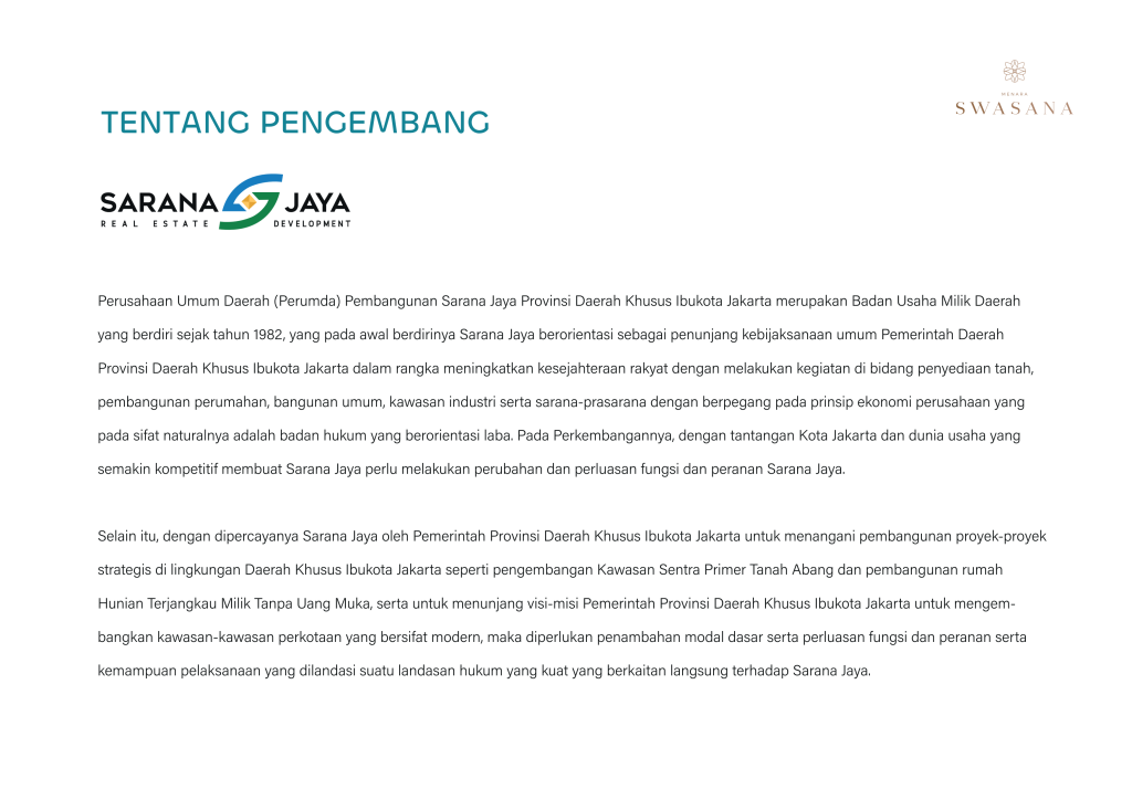 Tentang Kami Apartemen Jakarta Timur Nuansa Pondok Kelapa Menara Swasana