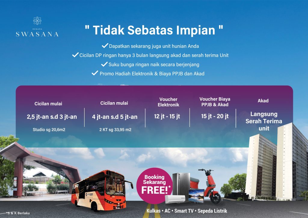 apartemen jakarta timur menara swasana pricelist