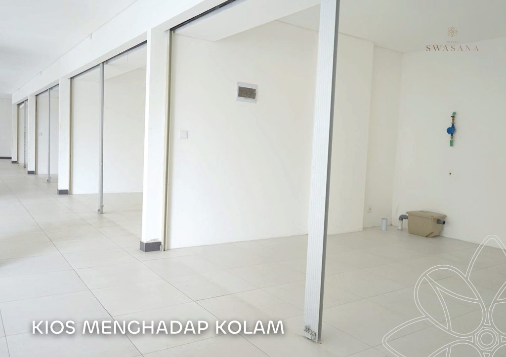 kios ruko apartemen jakarta timur menara swasana mengahadap kolam